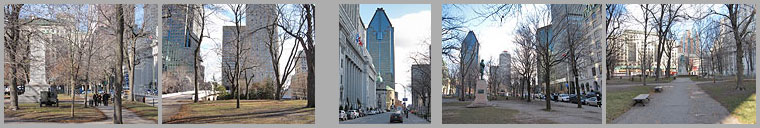 Square Dorchester et place du Canada
