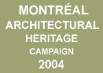 L'Opération patrimoine architectural de Montréal 2004