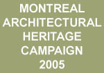 Montreal architectural heritage campaign